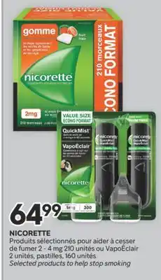 Brunet NICORETTE Produits sélectionnés pour aider à cesser offer