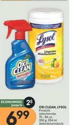 Brunet OXI CLEAN, LYSOL Produits sélectionnés offer