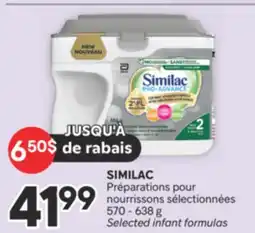 Brunet SIMILAC Préparations pour nourrissons sélectionnées offer