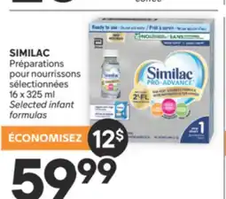 Brunet SIMILAC Préparations pour nourrissons sélectionnées offer
