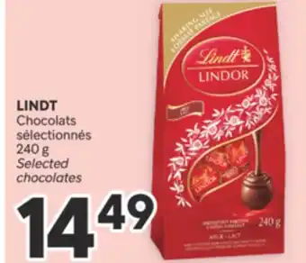 Brunet LINDT Chocolats sélectionnés offer