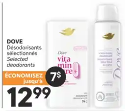 Brunet DOVE Désodorisants sélectionnés offer