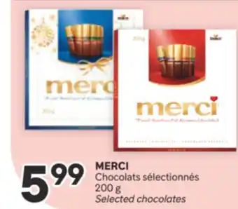 Brunet MERCI Chocolats sélectionnés offer