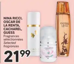 Brunet NINA RICCI, OSCAR DE LA RENTA, CACHAREL, GUESS Fragrances sélectionnées offer