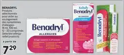 Brunet BENADRYL Produits sélectionnés pour aider au soulagement des symptômes d'allergies offer