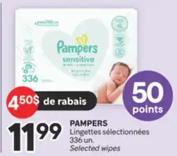 Brunet PAMPERS Lingettes sélectionnées offer