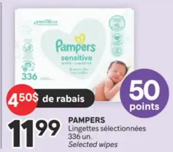 Brunet PAMPERS Lingettes sélectionnées offer