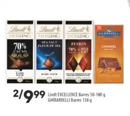 Brunet Lindt EXCELLENCE Barres offer
