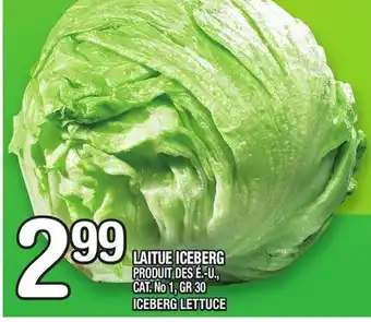 Marche Ami LAITUE ICEBERG | ICEBERG LETTUCE offer