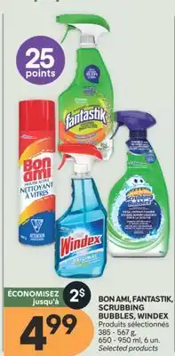 Brunet BON AMI, FANTASTIK, SCRUBBING BUBBLES, WINDEX Produits sélectionnés offer