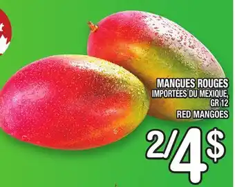 Marche Ami MANGUES ROUGES | RED MANGOES offer