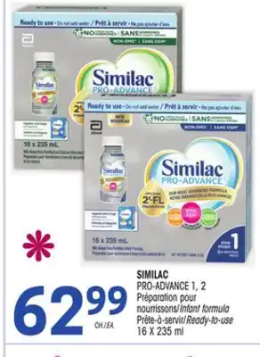 Uniprix SIMILAC PRO-ADVANCE 1, 2 Préparation pour nourrissons/Infant formula, Prête-à-servir/Ready-to-use offer