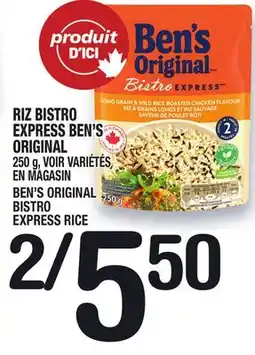 Marche Ami RIZ BISTRO EXPRESS BEN'S ORIGINAL | BEN'S ORIGINAL BISTRO EXPRESS RICE offer