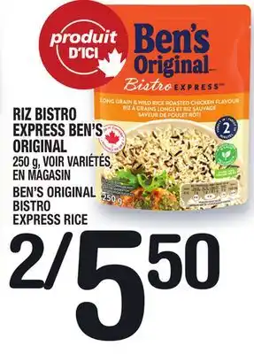 Marche Ami RIZ BISTRO EXPRESS BEN'S ORIGINAL | BEN'S ORIGINAL BISTRO EXPRESS RICE offer