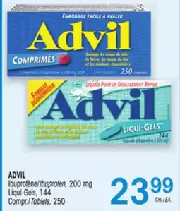 Uniprix ADVIL Ibuprofène/Ibuprofen, Liqui-Gels offer