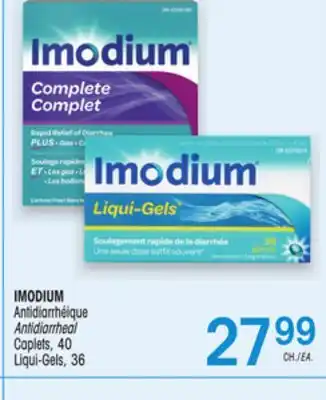 Uniprix IMODIUM Antidiarrhéique/Antidiarrheal offer