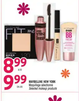 Uniprix MAYBELLINE NEW YORK Maquillage sélectionné/Selected makeup products offer