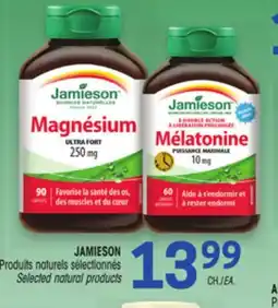 Uniprix JAMIESON Produits naturels sélectionnés/ Selected natural products offer