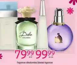 Uniprix DOLCE-GABBANA, ISSEY MIYAKE, LANVIN Fragrances sélectionnées/Selected fragrances offer