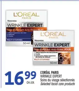 Uniprix L'ORÉAL PARIS WRINKLE EXPERT Soins du visage sélectionnés/Selected facial care products offer