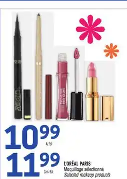 Uniprix L'ORÉAL PARIS Maquillage sélectionné/Selected makeup products offer