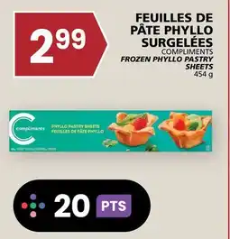 Rachelle-Bery Grocery COMPLIMENTS FROZEN PHYLLO PASTRY offer