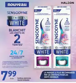 Uniprix SENSODYNE Dentifrices sélectionnés/ Selected toothpastes offer