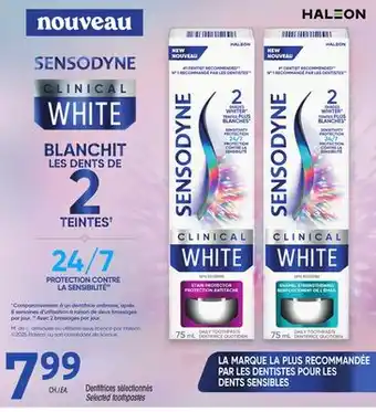 Uniprix SENSODYNE Dentifrices sélectionnés/ Selected toothpastes offer