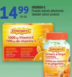 Uniprix EMERGEN-C Produits naturels sélectionnés/Selected natural products offer