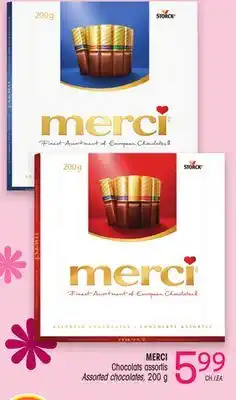 Uniprix MERCI Chocolats assortis/Assorted chocolates offer
