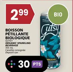 Rachelle-Bery Grocery GUTSY ORGANIC SPARKLING BEVERAGE offer