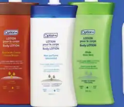 Uniprix OPTION+ Lotions pour le corps sélectionnées/Selected body lotions offer