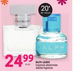 Uniprix RALPH LAUREN Fragrances sélectionnées/Selected fragrances offer