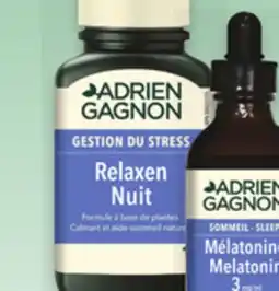 Uniprix ADRIEN GAGNON Produits naturels sélectionnés/Selected natural products offer