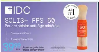 Uniprix IDC+ Soins du visage sélectionnés/ Selected facial care products offer