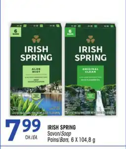 Uniprix IRISH SPRING Savon/Soap, Pains/Bars offer