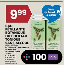 Rachelle-Bery Grocery HARRINGTON BOTANICAL SPARKLING WATER OR ALCOHOL-FREE TONIC COCKTAIL offer