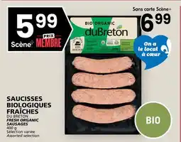 Rachelle-Bery Grocery DU BRETON FRESH ORGANIC SAUSAGES offer