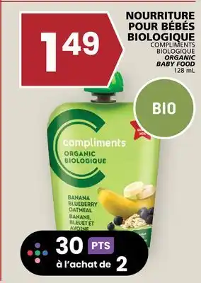 Rachelle-Bery Grocery COMPLIMENTS ORGANIC BABY FOOD offer