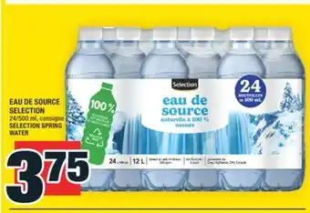 Super C EAU DE SOURCE SELECTION | SELECTION SPRING WATER offer
