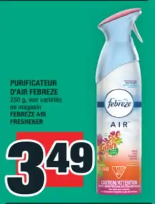 Super C PURIFICATEUR D'AIR FEBREZE | FEBREZE AIR FRESHENER offer