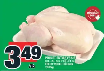 Super C POULET ENTIER FRAIS | FRESH WHOLE CHICKEN offer