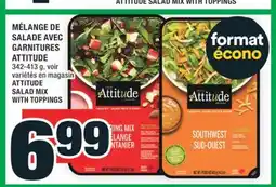 Super C MÉLANGE DE SALADE AVEC GARNITURES ATTITUDE | SALAD MIX WITH TOPPINGS offer