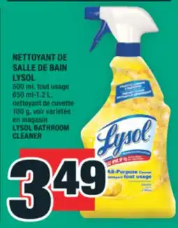 Super C NETTOYANT DE SALLE DE BAIN LYSOL | LYSOL BATHROOM CLEANER offer