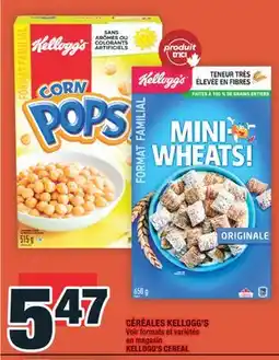 Super C CÉRÉALES KELLOGG'S | KELLOGG'S CEREAL offer