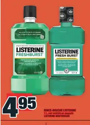 Super C RINCE-BOUCHE LISTERINE | LISTERINE MOUTHWASH offer