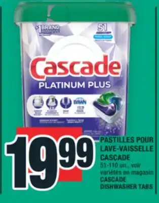 Super C PASTILLES POUR LAVE-VAISSELLE CASCADE | CASCADE DISHWASHER TABS offer