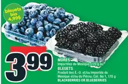 Super C MÛRES, BLEUETS | BLACKBERRIES OR BLUEBERRIES offer