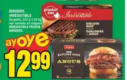 Super C BURGERS IRRÉSISTIBLE | IRRÉSISTIBLE FROZEN BURGERS offer