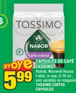 Super C CAPSULES DE CAFÉ TASSIMO | TASSIMO COFFEE CAPSULES offer